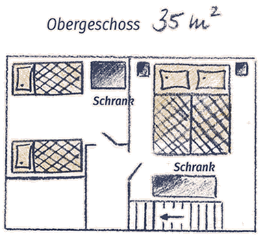 Grundriss Obergeschoss